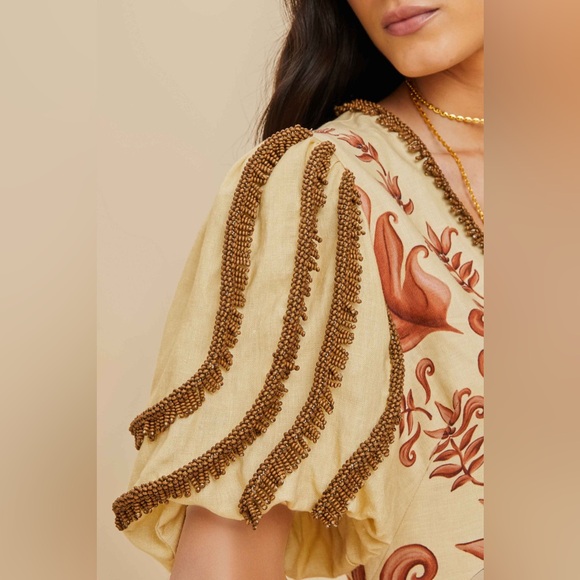 Farm Rio: Off-White Milani Euroflax™
Premium Linen Maxi Dress - Picture 3 of 11